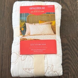 Target Dove Stitched Sham Opalhouse x Jungalow